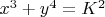 $x^3+y^4=K^2$