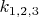 $k_{1 ,2,3}$