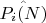 $\hat{P_i (N)}$