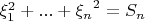 {\xi_1}^2+...+{\xi_n}^2}=S_n