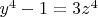 $y^4-1=3z^4$ $y^4-1=3z^4$