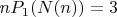 $nP_1(N(n)) = 3$