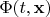 $\Phi(t,\mathbf x)$