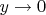 ${y\to 0}$