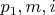 $p_1, m, i$
