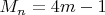 $M_n = 4m-1$ $M_n = 4m-1$