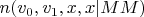 $n(v_0, v_1, x, x|MM)$