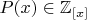 $P(x) \in  \mathbb{Z}_{[x]}$