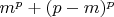 $m^p+(p-m)^p$