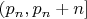 $(p_n,p_n+n]$