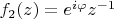 $f_2(z)=e^{i\varphi}z^{-1}$