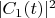 $|C_1(t)|^2$
