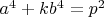 $a^4+kb^4=p^2$