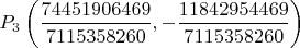 $P_3\left(\dfrac{74451906469}{7115358260},-\dfrac{11842954469}{7115358260}\right)$