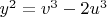 $y^2 = v^3-2u^3$