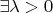 $\exists \lambda > 0$