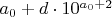 $a_0 +d \cdot 10^{a_0+2}$